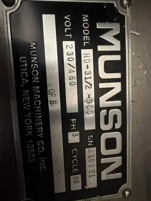 New | in-Stock 2022 MUNSON HD31/2-9SS Ribbon Blenders Illinois US | M&M Equipment Corp. #1386984