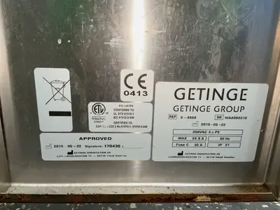 Used 2015 GETINGE S8666 Parts Washers Ohio US | HGR 24 #1518154