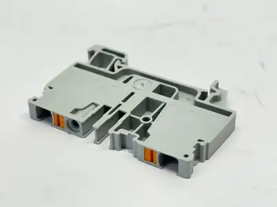 1492-P4 | Allen Bradley  Terminal Block Push-In Feed-Through Light Grey LOT OF 5 - Used