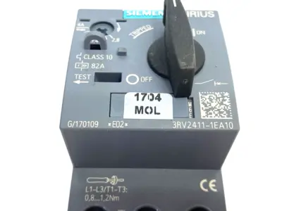 Used SIEMENS SIRIUS MOTOR PROTECTION CIRCUIT BREAKER SIZE S00 Circuit Breakers | Maverick Industrial Sales #1099225