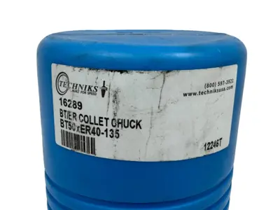NEW TECHNIKS 16289 BT/ER COLLET CHUCK BT50xER40-135