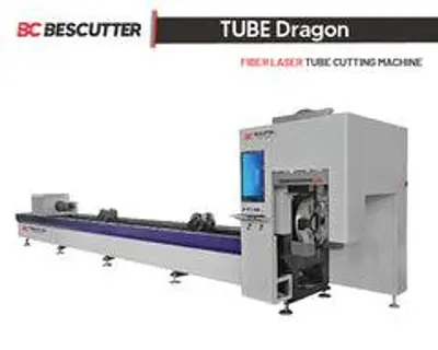 2026 BescutterTUBE MASTER 3000W - 4000W Fiber Laser Tube Cutting Machine