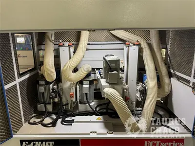 Used 2019 E-CHAIN ECT-48S ANGULAR DOUBLE END-TENONER LINE Woodworking Tenoners Ontario CA | Taurus Craco Machinery Inc #1314188