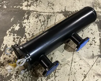 USED ROSEDALE PRODUCTS CARBON STEEL FILTER HOUSING STYLE 2