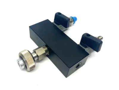 USED MAHR LOW-MAG 2-WAY MANIFOLD MILLIMAR