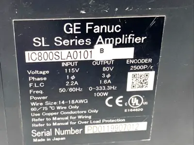 USED GE FANUC IC800SLA0101A, IC800SLA0101B