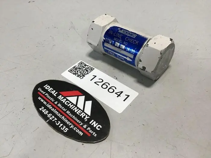 Used TOKIMEC DT8P1-03-20-JA-20 Valves/Fittings Michigan US | Ideal Machinery #589447