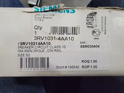 NEW SIEMENS 3RV1031-4AA10