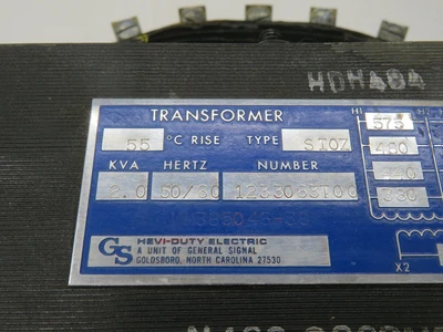 Used GENERAL SIGNAL _UNKNOWN_ Transformers Texas US | OCO Industrial #1687503