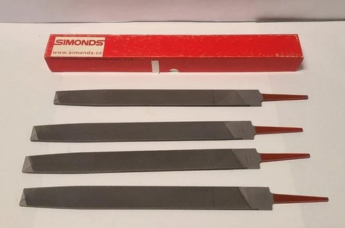 Simonds - 14" Flat Bastard American Pattern File 4 Pcs - 73-238000