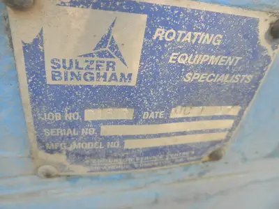 USED SULZER BINGHAM 8X10X13B MSD