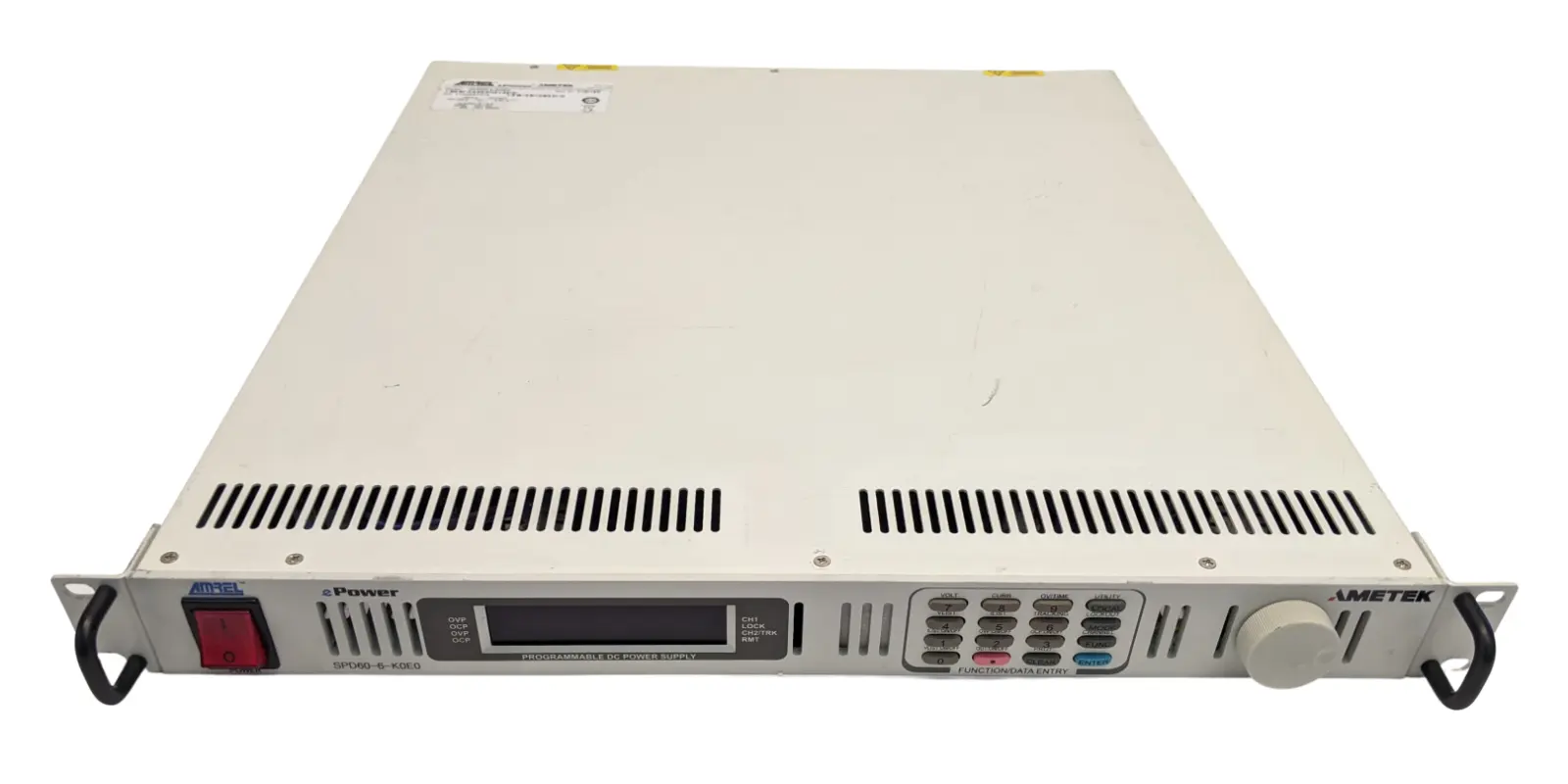 SPD60-6-K0E0 | Ametek Amrel  Rev D ePower Programmable DC Power Supply 60V 6A - Used
