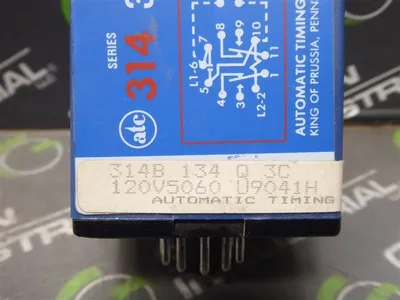 ATC Series 314 on Delay Adjustable Time Delay Relay 0 - 100 Seconds Used