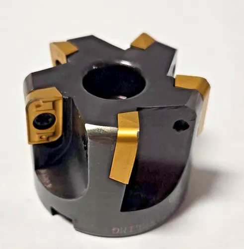 Teledyne Face Mill FSN-2PN-0 Tool Holder 2" Indexable Milling Cutter Carbide
