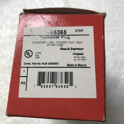 *NEW PASS & SEYMOUR LEGRAND WIRING TURNLOCK CONNECTOR ASSORTED QYT 8#