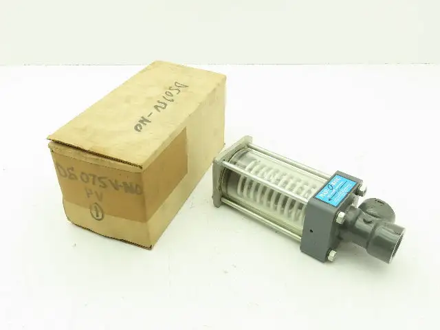 Plast-O-Matic DS075V-NO Pneumatic Controlled Valve 3/4" NPT Sch 80 PVC NO