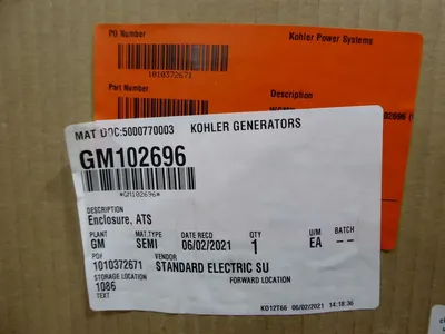 Hubbell / Kohler HFWS40050156 N4 Free Standing Enclosure 76x35x19 GM102696 New