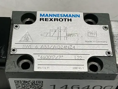 USED MANNESMANN REXROTH 3WE 6 A53/AG24NZ4
