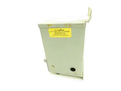 Federal Pacific Transformer 1KVA PRI 240/480V SEC 120/240V 1PH w/Receptacle