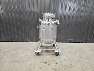 Used 66 Gallon Tank (Vessel), 316 Stainless Steel, Full Vacuum