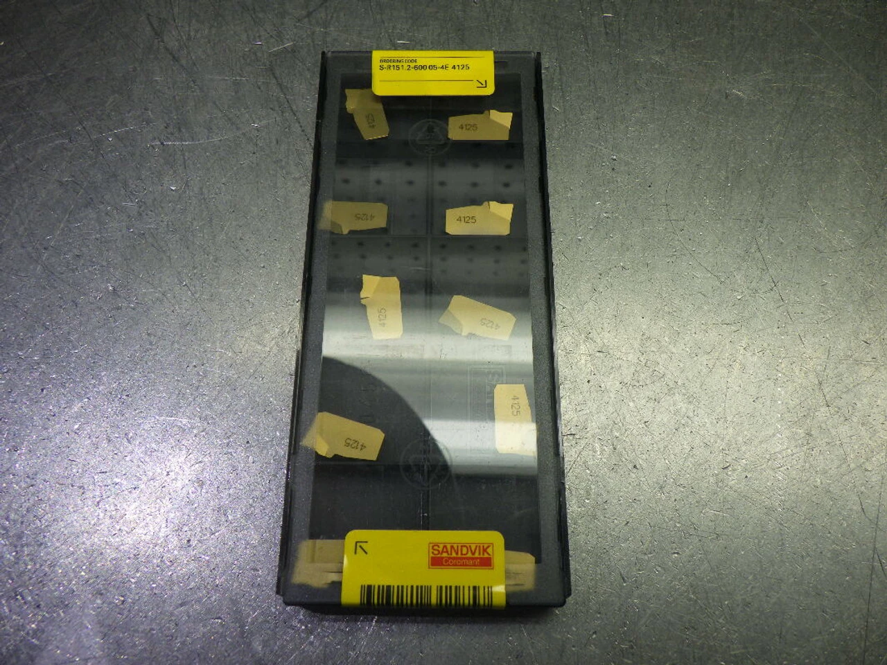 Sandvik Carbide Grooving/Parting Inserts QTY10 S-R151.2-600 05-4E 4125 (LOC1153A)