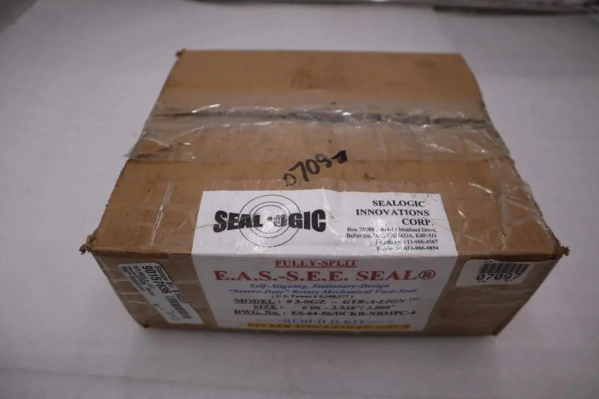 Sealogic Innovations MODEL 3-SGZ SIZE 06-3.938" PN. ES-64-56/DCKR-NRMPC-4 NEW