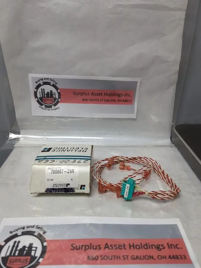 New | in-Stock RELIANCE ELECTRIC 700867-29R Miscellaneous Equipment (Electrical & Power) Ohio US | Surplus Asset Holdings #1209521