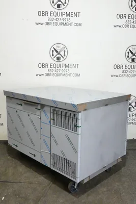 RANDELL 47” SELF-CONTAINED REFRIGERATED PASS THRU WORKTOP MODEL 51347PT-35
