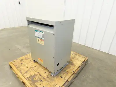 Siemens 3F3Y045 Step Down Transformer 45KVA 3Ph HV 480V Delta LV 208Y/120V Wye