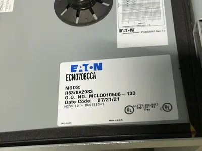 Used 2021 EATON ECN0708CCA Motor Controllers Ohio US | HGR 24 #1280323