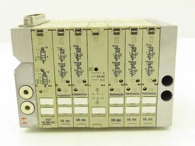 Metal Work Pneumatic NSV H8 SES NC Solenoid Valve Island Multimach