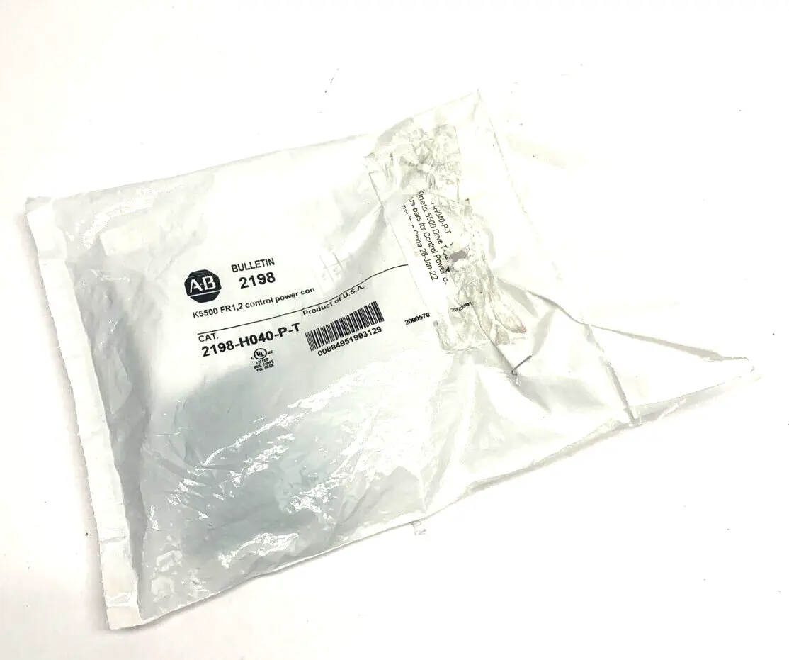| Allen Bradley 2198-H040-P-T 2 Control Power Con. K5500 FR1 - New Other