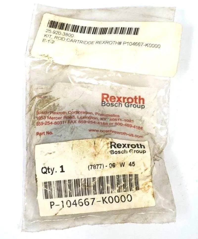 NEW REXROTH P-104667-K0000 ROD CARTRIDGE SEAL KIT P104667K0000