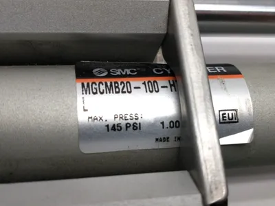 MGCMB20-100-H7CL | SMC  Guided Cylinder Slide Bearing 20mm Bore 100mm Stroke - Used