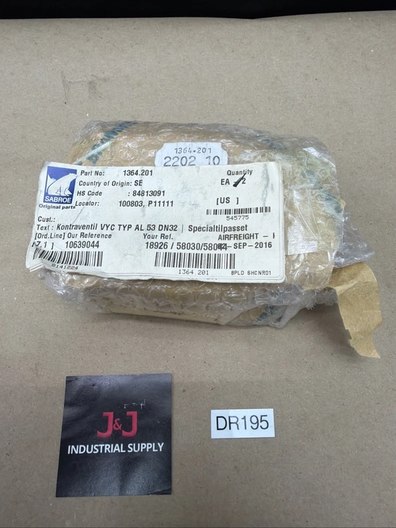 New | in-Stock Sabroe 1364.201 Compressor Parts & Components Indiana US | J&J Industrial Supply #913393