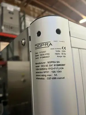 Sopra SE 5-FPD Ellipsometer