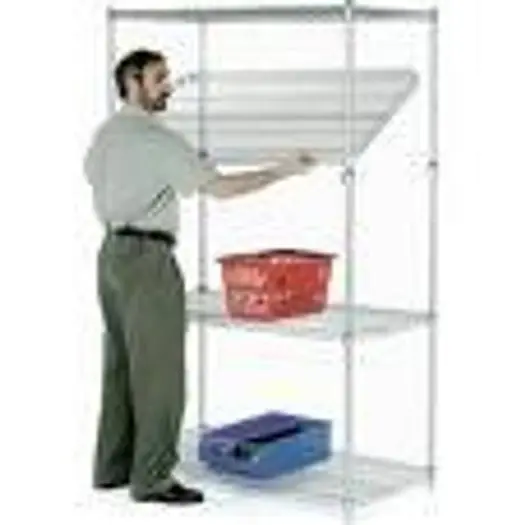 CHROME PLATED WIRE SHELVING - SEE MANY SIZES AND PRICES HERE