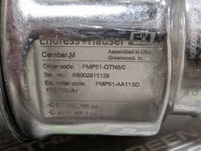 Endress+Hauser 1PGFRKJA1 Cerabar M Pressure Transmitter PMP51-QTN8/0 Used