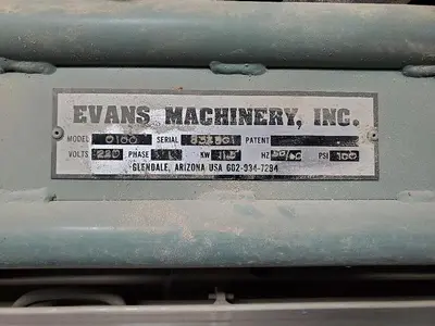 USED EVANS 0100 POST FORMER