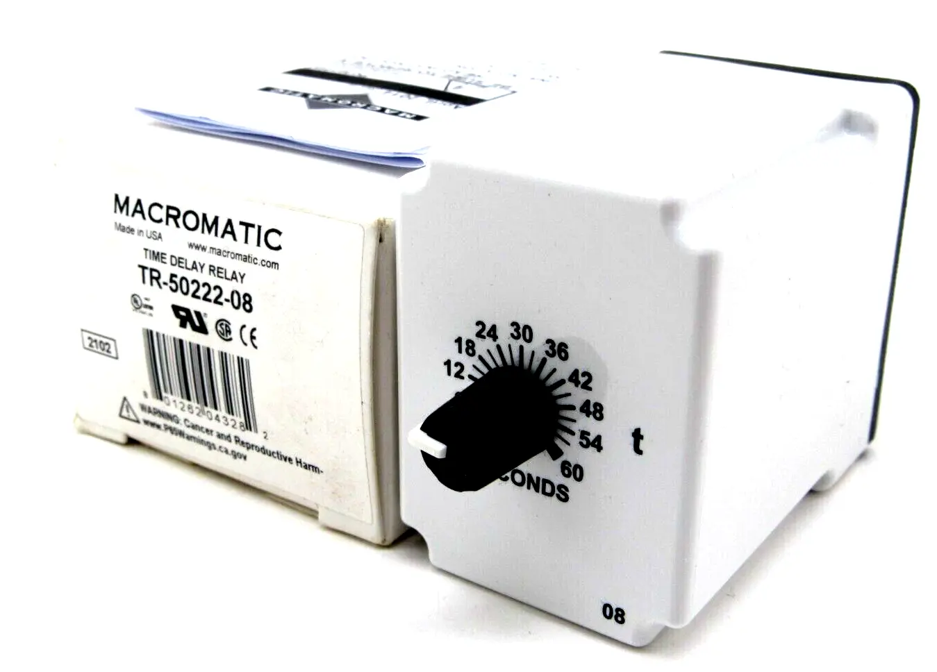NEW MACROMATIC TR-50222-08 TIME DELAY RELAY TR5022208