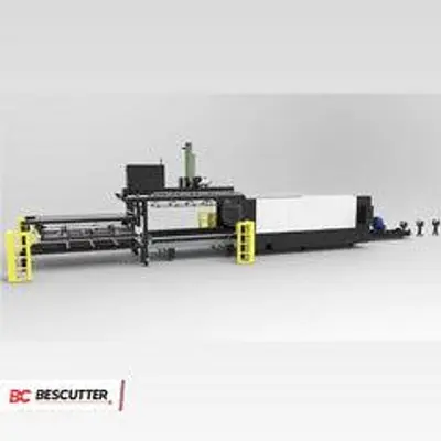 2026 Bescutter FLY PRO 5'X10' | 1500W - 6000W IPG | Fiber Laser Metal Sheet and Pipe Cutter Full Enclosure with Parallel Shuttle Table