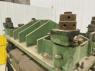 50 TON X 38" X 60" ASC / BENCHMASTER  MODEL #50-4-3860-2-12 4-POST CUTOFF PRESS: STOCK #19939