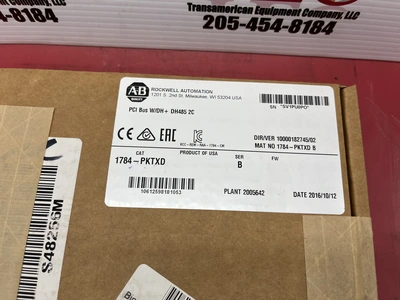 NEW ALLEN BRADLEY 1784-PKTXD-B