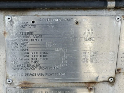 Used 1997 POLAR _UNKNOWN_ Tanker Trailers Indiana US | Lakeshore Equipment Sales #1546592