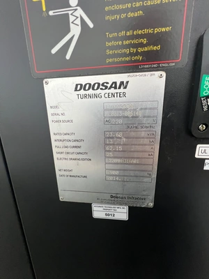 2014 DOOSAN LYNX 220A LATHES, SLANT BED, N/C & CNC | Wheeler Machinery Sales (7)