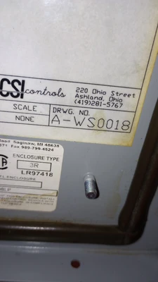 USED CSI CONTROLS A-WS0018