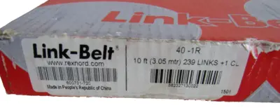 NEW REXNORD 40-1R LINK-BELT 10FT 239 LINKS