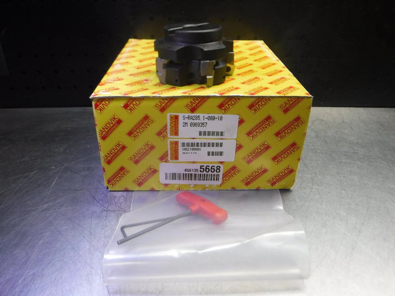 Sandvik 80mm Indexable Facemill 19mm Arbor S-RA285.1-080-10 (LOC3329)