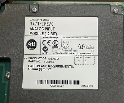 USED ALLEN-BRADLEY 1771-IFE