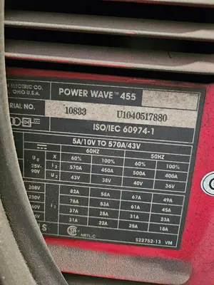 Used LINCOLN ELECTRIC POWER WAVE 455 Arc Welders British Columbia CA | Lenmark #1426148